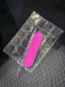 10片裝可重複使用全覆蓋美甲貼片－簡約優雅亮面電鍍珍珠貓眼杏仁形中長假指甲，珍珠亮面貓眼效果穿戴式美甲，適合女性通勤與休閒穿著，極簡優雅設計，專業美甲貼片，高品質玻璃珠貓眼，可愛經典貓眼夏季美甲，春季美甲，適合女性與女孩日常與派對穿著，全覆蓋長款穿戴式假指甲，送給女性與女孩的絕佳禮物，乾淨透明手工穿戴美甲 - 彩色 - 查看 7