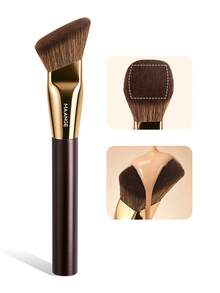 MAANGE 1支斜角方管底妝刷，合成纖維刷毛/超柔軟修容刷、遮瑕刷、化妝工具，適用於日常面部化妝，液體底妝刷/卡布基底妝刷，梳妝台/禮物 - 彩色 - 查看 10