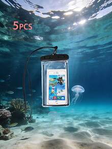 10/8/6/5/4/3/2/1個通用防水手機袋 氣墊防水手機殼 游泳水下防水手機套 海灘手機防水袋 適用於智慧型手機 聖誕節、萬聖節禮物、居家、房間、生日、新年、配件、朋友、趣味禮物、夏季、海灘 - 彩色 - 查看 126