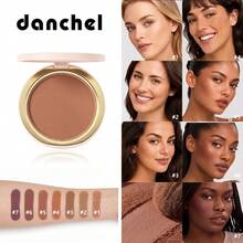 danche Velvet Matte Contour Powder With Tomato Seed Oil, Layerable For Sun-Kissed Facial Contouring, Smudge-Proof Smooth Face Powder For Precise Makeup - Multicolor - View 3