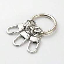 New High-End Keychain Key Ring Key Holder Hook Car Key Anti-Loss Waist Clip Creative Keychain, Spring Ring Keychain Pendant Creative Original Minimalist Car Key Ring Door Clip DIY Accessories - Multicolor - View 9