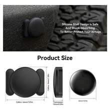 Magnetic GPS Tracker For Cars - Mini Locator 2 Pieces - Black - View 5
