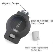 Magnetic Automatic Ant Water Dispenser, Portable Insect Feeding Bottle, Tank Supplement, Reptile Terrarium Accessory | Ant Farm Accessory | Tree-Shaped Decorative Ornament | Small Flower Pot, Plant Cultivation | Leak-Proof | Easy To Clean | Suitable For Ants, Crickets, Jumping Spiders, Beetles, Geckos, Small Lizards And Other Reptiles - Style A - View 3