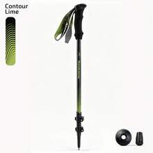 Ultra-Lightweight Folding Adjustable Hiking Pole With Lock, For Outdoor Camping And Trekking - Multicolor - View 11