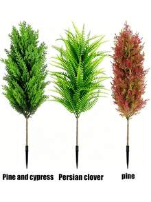 2/1pc Artificial Pine Tree, UV-Resistant And Washable, With Pointed Base For Direct Planting, Low Maintenance Greenery, Suitable For Yard Landscaping, Home Decor, Holiday Atmosphere, Pot Not Included (3 Shovels Need To Be Purchased Separately) - Multicolor - View 8