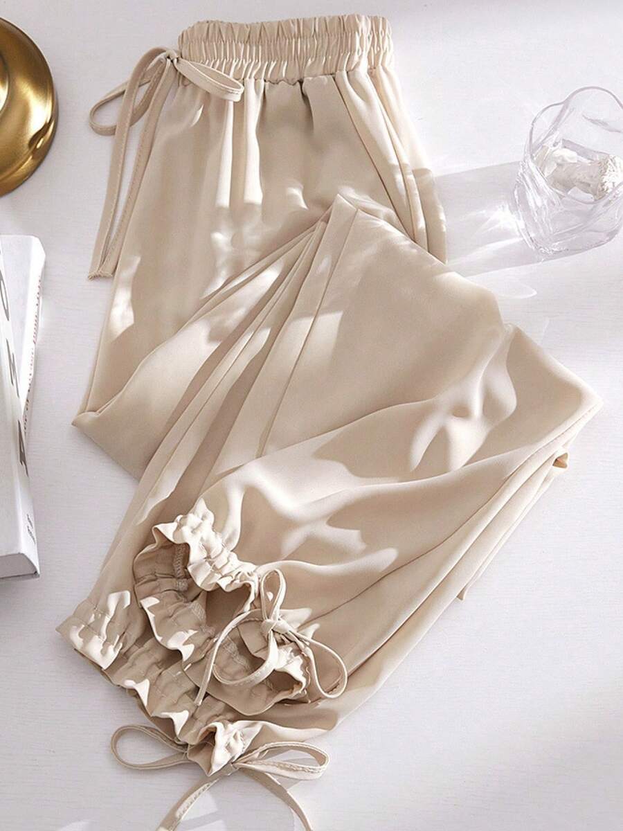 Women Pants - Apricot - View 1