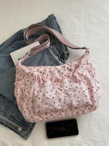 Large Tote Bag For Women, New Fashion Design Shoulder Bag, Textured Chic Style - Multicolor - View 3