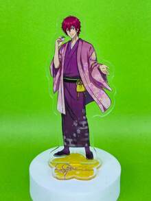 The New Prince Of Tennis Ryoma Echizen Kimono Sakura Acrylic Standee, Cute Character Display Stand, Manga Merchandise, Creative Gift, Handmade Craft, Office Supplies, Desktop Decor, Gift For Girls - A - View 5
