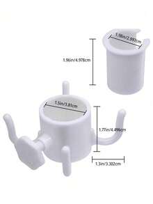 Multifunctional Beach Umbrella Hook - Adjustable 4-Prong Hook, Suitable For Towels, Bags And Hats, Fits 0.75 To 1.26 Inch Poles, Plastic Material, Perfect For Camping And Outdoor Activities - Multicolor - View 10