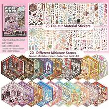 Miniature Horror Scene Stickers, Cute Stackable Landscape Sticker House, Halloween Miniature Horror Scene Stickers, Phone Stickers, Cute Stickers, Massive Sticker Collection, Back To School Gifts And Halloween Party Gifts - Multicolor - View 10