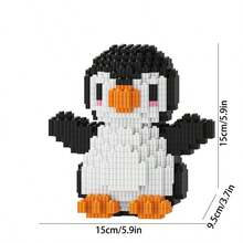 This 600PCS Building Block Assembled Cute Peacock Model Is Perfect As A Gift, Animal Series Small Particle Assembly Model Puzzle Stress Relief Toy, Immersive Home Living Room Decoration Ornament Theme Building Experience Suitable For 14 Years And Above, Also An Excellent Choice For Couples And Parents. The Assembly Difficulty Is High, It Is A Perfect Gift For Halloween/Thanksgiving/Christmas And Back To School Season. - Multicolor - View 10