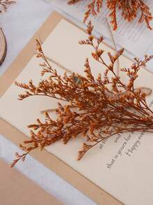 25/52/102/298 Pcs, Artificial White Mini Baby Breath Flower Vase For Wedding, Home, Office, Party, Garden, Card Making, DIY Decoration - Orange Lover Grass - View 5