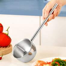 1pc Mini Butter Heater, Small Sauce Pot, Milk Heating Pot, Small Pot For Melting Chocolate And Candy, With Long Handle Suitable For All Stoves, Multi-Purpose Cooking, Stainless Steel Material - View 8