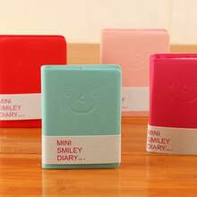 1/3pcs Candy-Colored Smiling Face Student Notebook, Thickened, Soft-Cover Portable Notebook, Prize, Cute Mini Journal, Fresh Notebook, Notebook, Diary, Leather Cover Notebook, Essential Notebook For Back-To-School Season - Multicolor - View 5