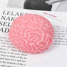 1pc Brain Squeeze Toy, ORB Easy Sqweezy Jumbo Brainy, Realistic Brain Squeeze, Prank Prop, Party Prank Prop, Party Funny Gift Or Prank Toy, Need-Oh Squeeze Toy - Multicolor - View 9