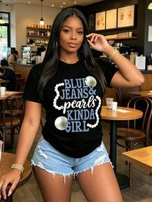 Women T-Shirts - 黑色 - 查看 3