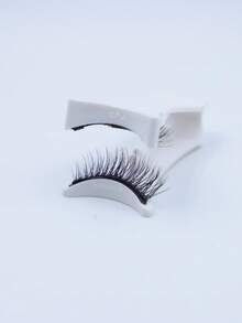 2 Pairs Magnetic False Eyelashes, Reusable, Natural Look, With Applicator, No Glue Needed, Easy To Wear And Remove (Magnetic Eyelashes) - View 5