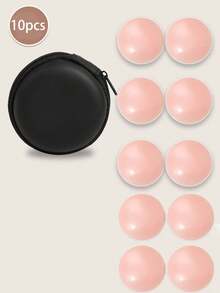 2/6/10 Comfortable Soft Texture Nipple Covers - Gift Box, Multiple Colors Available, Seamless Bra Pads For Women, Provides Targeted Protection, Bare-Skin Feel, Can Be Paired With Bras, Lingerie And More - Multicolor - View 14