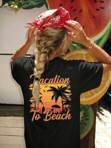 Women T-Shirts - Schwarz - 查看 3