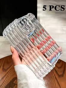 手機殼 5 入組防震 TPU 透明手機殼，適用於 iPhone 17、16、15、14、13、12、11 Pro Max、17 Air、14 Plus、X、Xs Max、Xr、8 與 7 Plus 背蓋 - 無色 - 查看 30