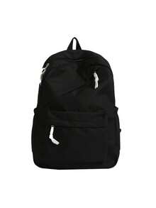 1pc Back To School Large Capacity Casual Versatile Solid Color Backpack, Minimalist Solid Color Multi-Functional Student Backpack, Suitable For Daily Use, Outings, Travel, Exclusive Use. Birthday Gift. - Multicolor - View 19
