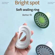 Universal Straight-Through Odor-Proof Floor Drain Core, Automatic Closing Easy-Install Filter, Anti-Insect Floor Drain Cover For Bathroom - Multicolor - View 2