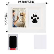 2pcs/Set Contactless Ink Pad And Ink Paper, Suitable For Animal Footprint, Handprint And Pet Memorial, Non-Contact, Meaningful Mini Stamp,School Supplies,Back To School - Black - View 10