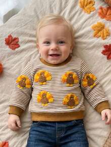 Newborn Baby Sweatshirts - Khaki - View 5
