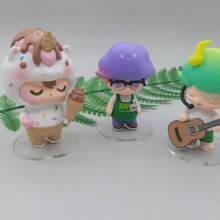 1個透明壓克力盲盒公仔黏土娃娃固定底座 車飾展示架 透明收納底座 - 10Pcs - 查看 4