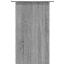 vidaXL Schreibtisch Grau Sonoma 90x50x74 cm Holzwerkstoff - Grau - Übersicht 6
