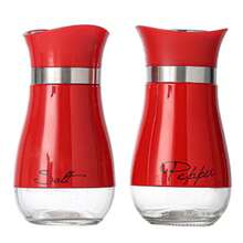 2pcs Salt And Pepper Shaker Set, 4oz Glass Bottom Salt And Pepper Shakers With Stainless Steel Lids, Suitable For Kitchen Cooking, Dining Table, RV, Camping, BBQ, Refillable Design - Multicolor - View 11