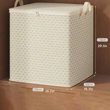 1pc Extra Large Fabric Storage Box, Suitable For Bedding, Sheets, Clothes And Underwear - Portable And Lightweight, With Zipper And Handle, Convenient For Under-Bed Storage, Available In Multiple Sizes, Foldable. - Multicolor - View 13