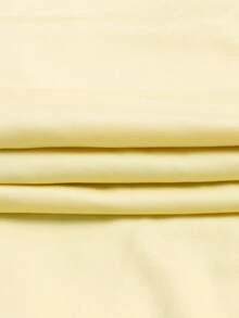 Women's Elegant Yellow Knit Backless Slim Fit Midi Dress With Back Slit Hem, Perfect For Summer Fashion Occasions - Yellow - View 6