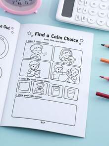Buku Pengenalan Emosi Anak, Buku Bergambar Ekspresi Emosi Edukatif Pendidikan Awal, Materi Pendukung Kembali ke Sekolah, Buku Bacaan, Hadiah Kecil untuk Guru di Kelas, Meningkatkan Kemampuan Memahami dan Mengekspresikan Emosi - MultiWarna - View 8