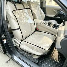 PVC Transparent Pet Car Seat Cover, Front Seat Protector, Passenger Seat Cover, All Season - Clear - View 6