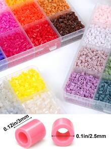 Colorful Perler Beads Set, Jewelry Making Materials, Handmade Bead Puzzle, DIY Perler Beads Kit With Tools, Keychain Handmade Materials - Perler Beads - View 3
