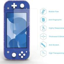Switch Lite Glitter Crystal Case With Tempered Glass Screen Protector + Joystick Caps Set, Protective Shell Compatible With Switch Lite Model, Valentine's Day And Other Holiday Gift - View 5