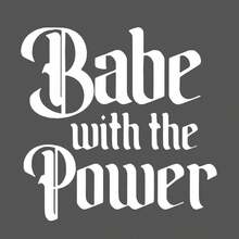 1pc Babe With The Power Car Sticker, Suitable For Car Windows And Bumpers - Powerful Baby - View 7
