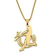Baseball Player Pendant Necklace For Men Stainless Steel Silver Color Sports Male Chain Jewelry Collar - Necklace - View 4