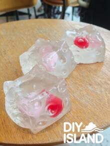 Glacier Jumbo Clear Cheese Squishy Toy - Multicolor - View 4