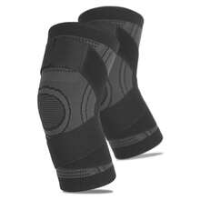 1pc High Elasticity Compression Knee Support, Breathable Anti-Slip Knee Pad, Unisex, Essential For Sports, Joint Support Knee Sleeve, Suitable For Gym, Weightlifting, Hiking, Climbing, Outdoor Sports, Home Daily Use And Travel - Black - View 9