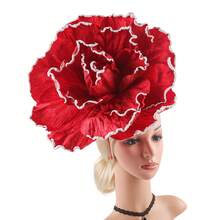 1pc Elegant Flower Fascinators Hat For Women Big EVA Flower Cocktail Fascinator Headwear Wedding Tea Party Hats Prom Hair - A - View 12