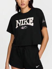 Nike 正品秋季新款女款時尚透氣休閒運動短袖 FZ2856-010 - FZ2856-010 - 查看 1