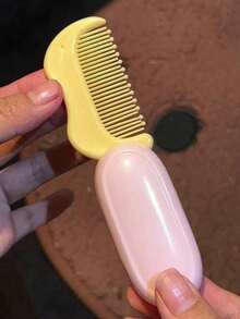 3/1 pieza Peine portátil plegable mini de bolsillo, dientes de doble uso seco & húmedo antiestáticos, puntas redondeadas suaves para masaje del cuero cabelludo sin tirar del cabello, opciones de colores macaron, con estuche de almacenamiento para evitar suciedad y polvo, peine pequeño esencial para viajes, viajes de negocios, bolsa de maquillaje, dormitorio de estudiantes, desplazamientos, peinado, arreglo de flequillo, uso doméstico, salidas al aire libre, accesorio para el cabello compacto y ahorrador de espacio - Plegable - Ver 10