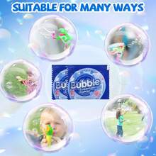 Bubble Refill Concentrated Particles, 10g/20g Bubble Solution Refill, Just Add Water, Portable Bubble Gun & Bubble Machine Refill For Kids Outdoor Play - Multicolor - View 4