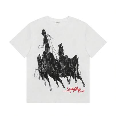 New 2024 Luxurious Men UTOPIA T Shirts T-Shirt Hip Hop Skateboard Street T-Shirts Tee Shirt Top Keny