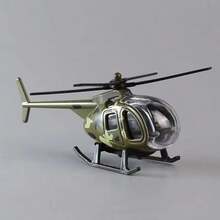 Best-Selling Realistic Alloy Helicopter Model, Multiple Colors Available, Q-Version Miniature Metal Helicopter Toy, Desktop Ornament, Suitable For Office And Home Decor, Aircraft Model - Multicolor - View 9