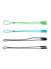 Cuerda antideslizante de silicona para gafas, hebilla ajustable, cuerda antideslizante para deportes de baloncesto, cuerda antideslizante para gafas, cuerda antidespérdicio para gafas, múltiples colores para elegir - Multicolor - Ver 22