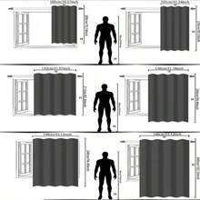 1PC, Sheer Gray Gradient Curtains Semi Sheer For Living Room Bedroom, Soft Light Filtering Privacy Window Drapes, Modern Drapery With Excellent Draping, Multiple Sizes For Small Apartment Rental - white ash - View 5