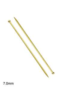 35cm Natural Bamboo Single Point Knitting Needles, 2pcs/Pack, 12 Sizes Available, Smooth & Lightweight Knitting Tool, Suitable For Home DIY And Women Knitting Enthusiasts, For Scarf, Sweater Hand Knitting - 35cm Bamboo White Double-pointed Knitting Needle - View 15